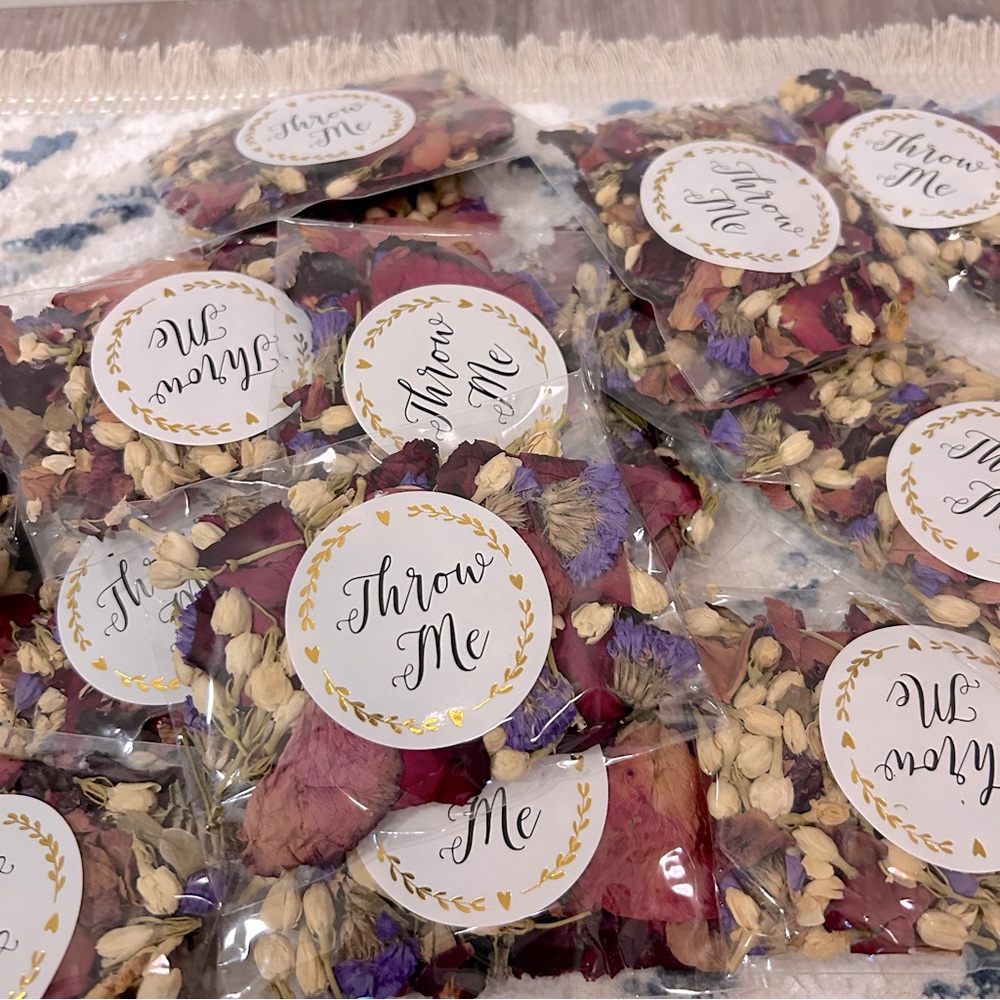 Flower Petal Toss - Wedding Exit